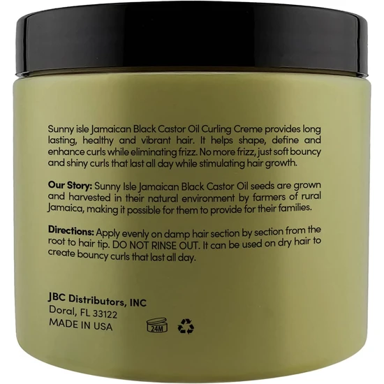 Sunny Isle Shea Coconut Curling Creme 16 OZ