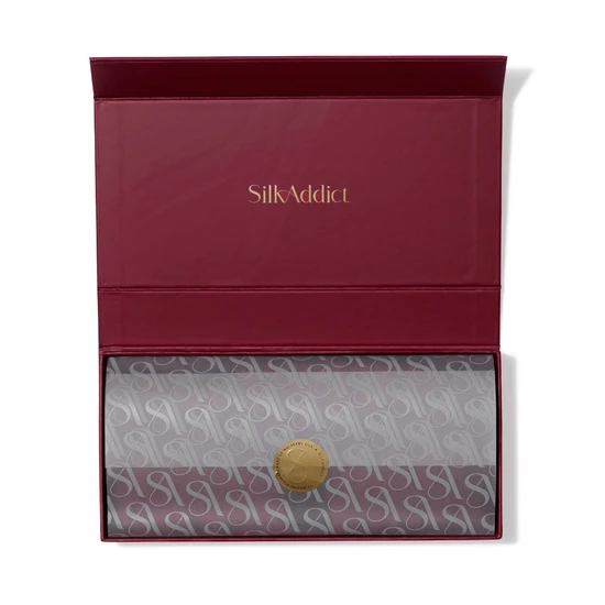 Silk Addict Weighted Mulberry Silk Sleep Mask Berry