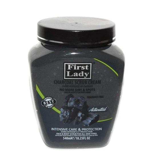 First Lady Charcoal Scrub Cream 540ml