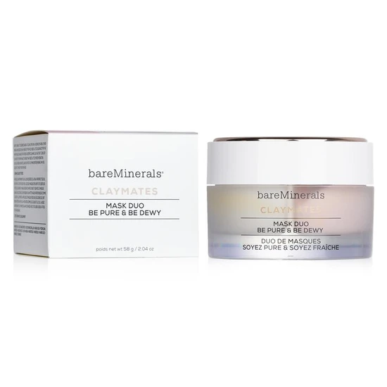 bareMinerals Claymates Be Pure & Be Dewy Mask Duo 58g