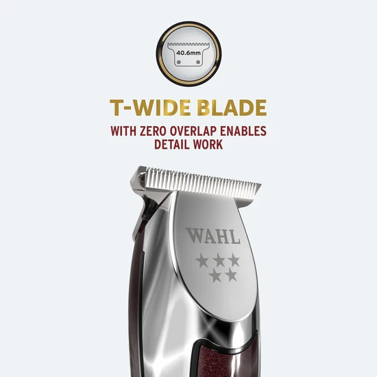 Wahl Cordless Detailer Li Trimmer Red/Silver