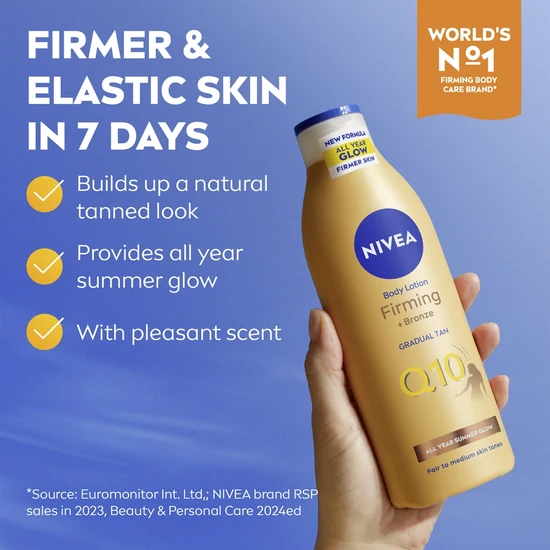 Nivea Q10 Firming + Bronze 400ml