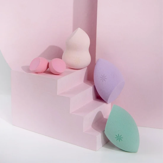 Brushworks HD Ultimate Complexion Makeup Sponge Set x4