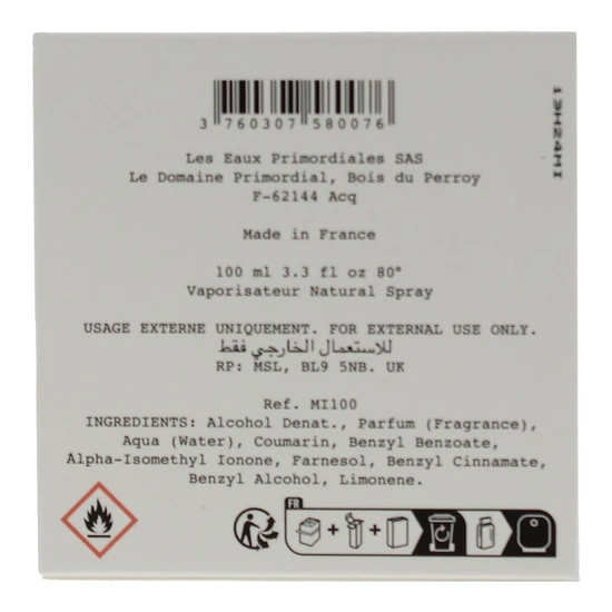 Les Eaux Primordiales Mecanique Intuitive Eau De Parfum 100ml