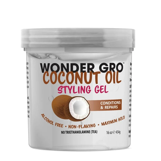 Wonder Gro Coconut Oil Styling Gel 454g