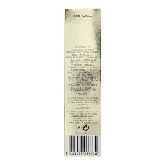 Dolce & Gabbana The One Eau De Toilette Rollerball 7.4ml