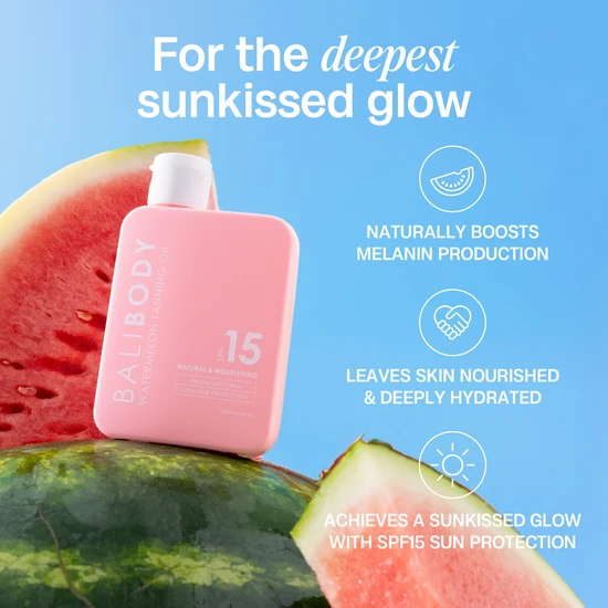 Bali Body Watermelon Tanning Oil SPF 15 100ml