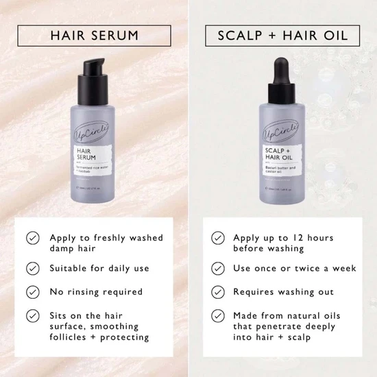 UpCircle Beauty Scalp + Hair Oil with Bacuri Butter + Castor Oil