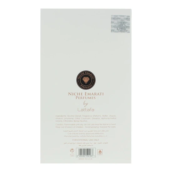 Lattafa Niche Emarati Mughal Fort Eau De Parfum 100ml
