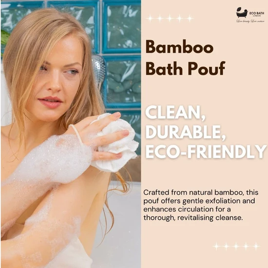 Eco Bath London Bamboo Bath Puff