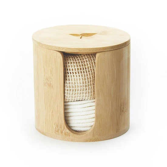 Stylpro Bamboo Barrel With 8 Reusable Bamboo Pads
