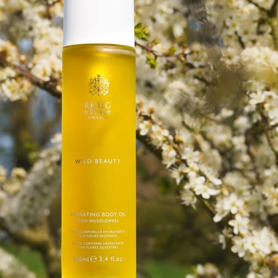 Rhug Wild Beauty Hydrating Body Oil With Wildflowers