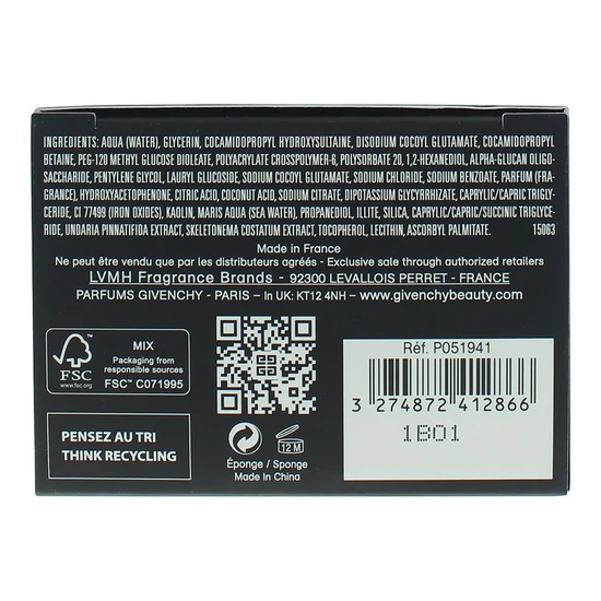 GIVENCHY Le Soin Noir Face Cleanser 175ml + Face Sponge