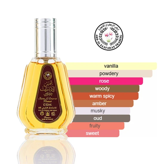 Ard Al Zaafaran Shams Emarat Khususi Eau De Parfum 50ml