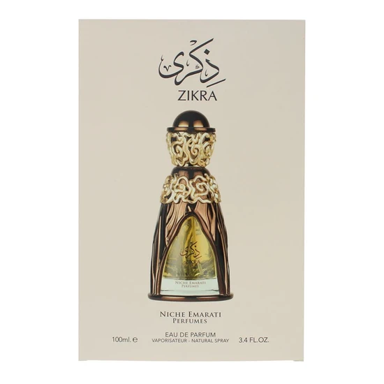 Lattafa Niche Emarati Zikra Eau De Parfum 100ml