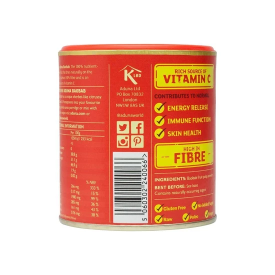 Aduna Baobab Superfruit Powder 80g