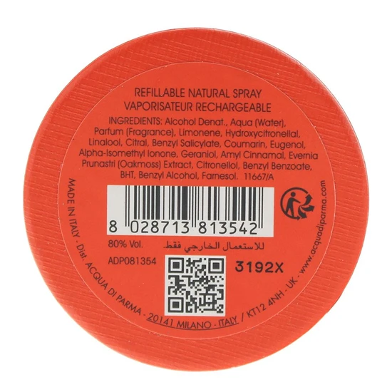 Acqua Di Parma Colonia By Samuel Ross Orange Eau De Cologne 100ml