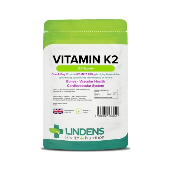Lindens Vitamin K2 100mcg Tablets 120 Tablets