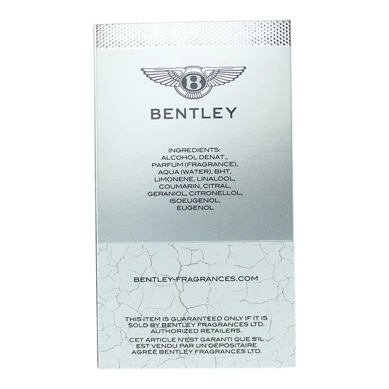 Bentley Infinite Rush White Edition Eau De Toilette 100ml