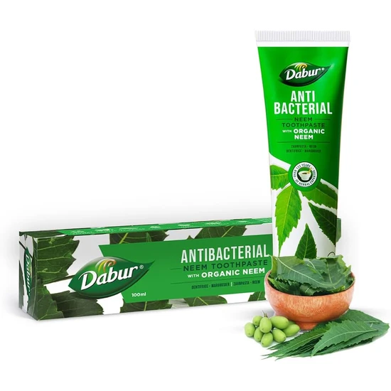 Dabur Antibacterial Organic Neem Toothpaste 100ml