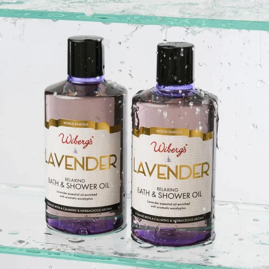 Wiberg's Lavender Relaxing Bath & Shower Oil 300ml
