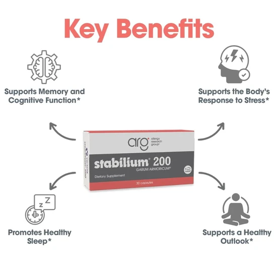 Allergy Research Group Stabilium 200 Capsules 30 Capsules