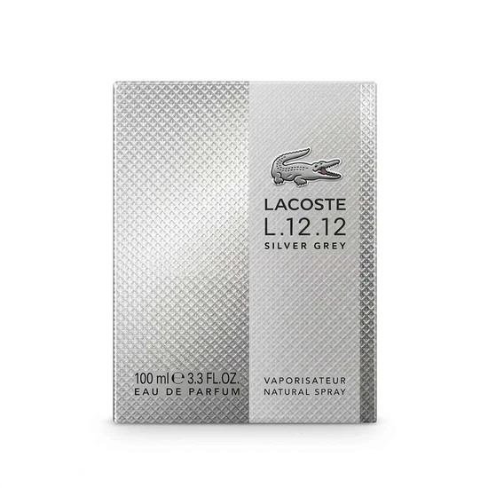 Lacoste L.12.12 Silver Grey Eau De Parfum 50ml
