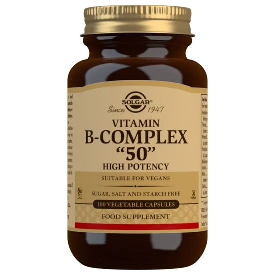 Solgar Formula Vitamin B-Complex "50" Vegicaps 100 Vegicaps