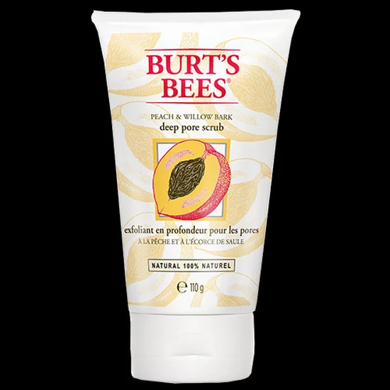 Burt's Bees Peach & Willowbark Deep Pore Scrub 110g