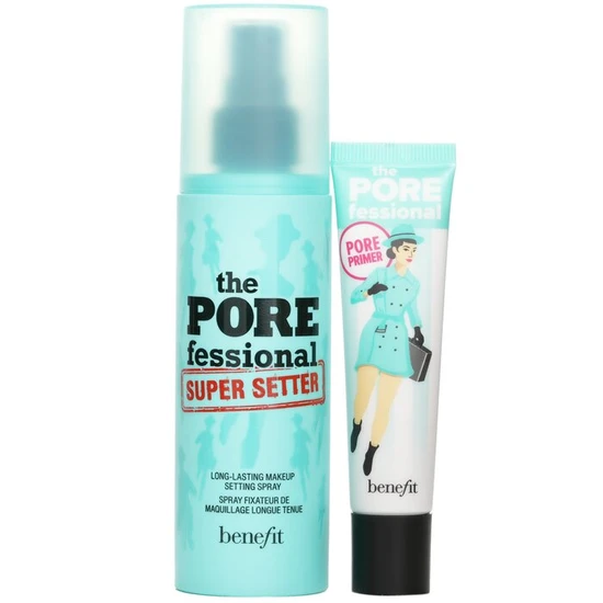 Benefit The Porefessional Primer Set 120ml Makeup Setting Spray + 22ml Pore Primer
