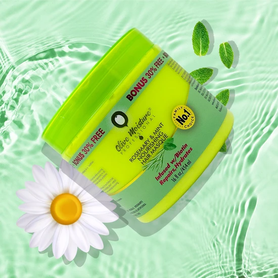 Olive Moisture Professional Rosemary & Mint Nourishing Hair Mask 454ml