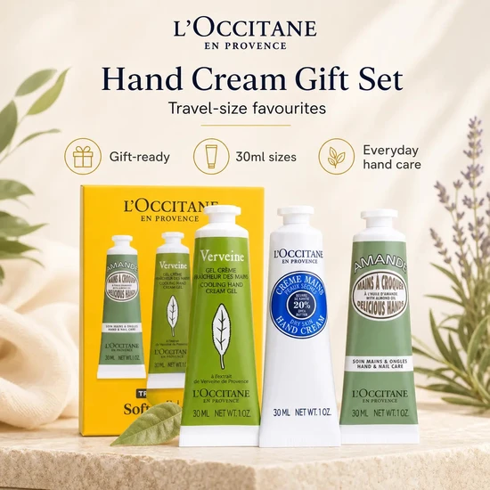 L'Occitane Travel Exclusive Hand Cream Collection 3 x 30ml