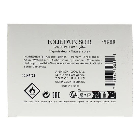 Goutal Folie d'un Soir Eau De Parfum 100ml