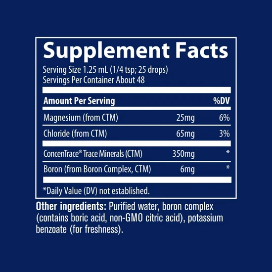 Trace Minerals Ionic Boron Drops 59ml