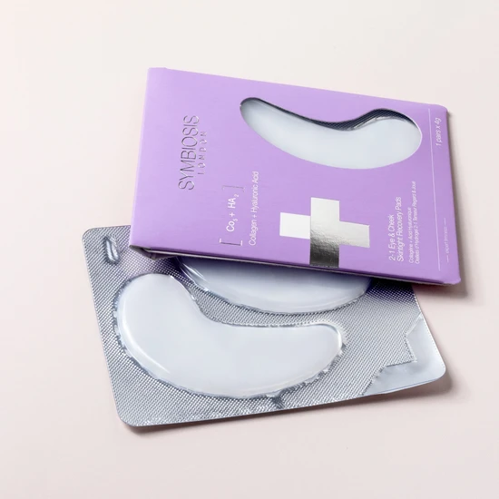 Symbiosis [Collagen + Hyaluronic Acid] Solo 2-1 Eye & Cheek Skintight Recovery Pads Essential Pack