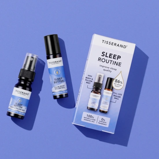 Tisserand Aromatherapy Sleep Routine Duo Kit Pillow Mist & Rollerball