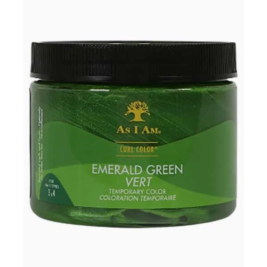 As I Am Curl Colour Emerald Green Vert Temporary Colour 182 g