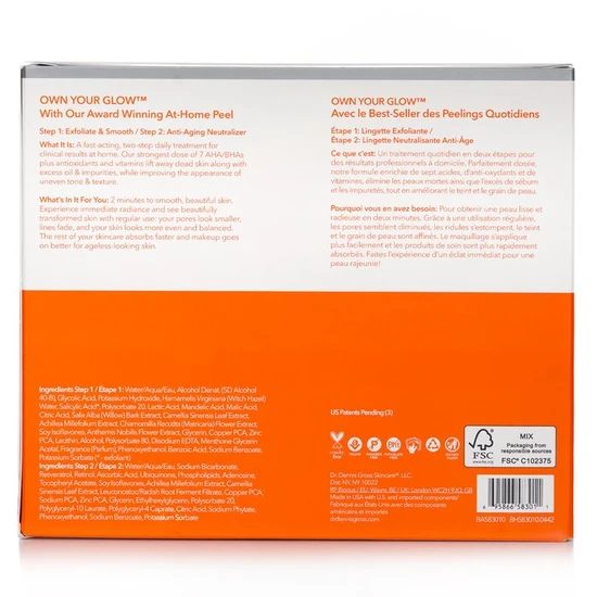 Dr Dennis Gross Skincare Alpha Beta Extra Strength 2 Step Daily Peel 60 Treatments