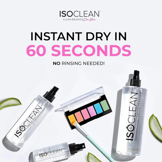ISOCLEAN Spray Top Brush Cleaner & Microfibre Towel 275ml