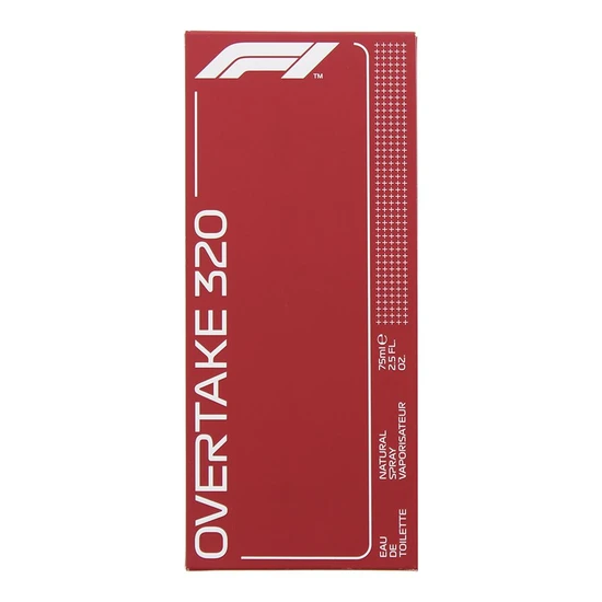 F1 Parfums Overtake 320 Eau De Toilette 75ml