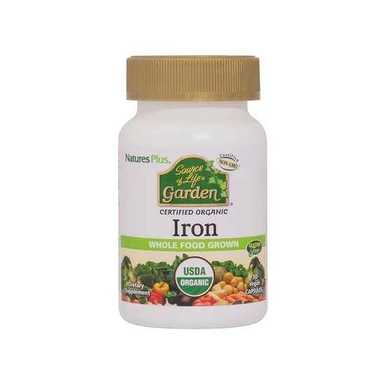Nature's Plus Source Of Life Garden Iron 18mg Vegicaps 30 Vegicaps