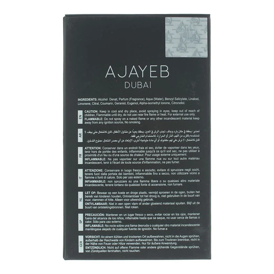 Lattafa Ajayeb Dubai Eau De Parfum 100ml