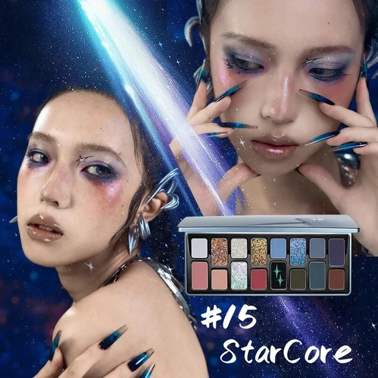 Glisten Cosmetics Starcore Eyeshadow Palette Cheeryep