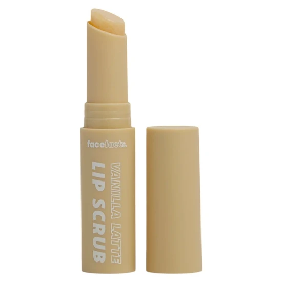Face Facts Lip Scrub Vanilla Latte Gentle Exfoliation 3g
