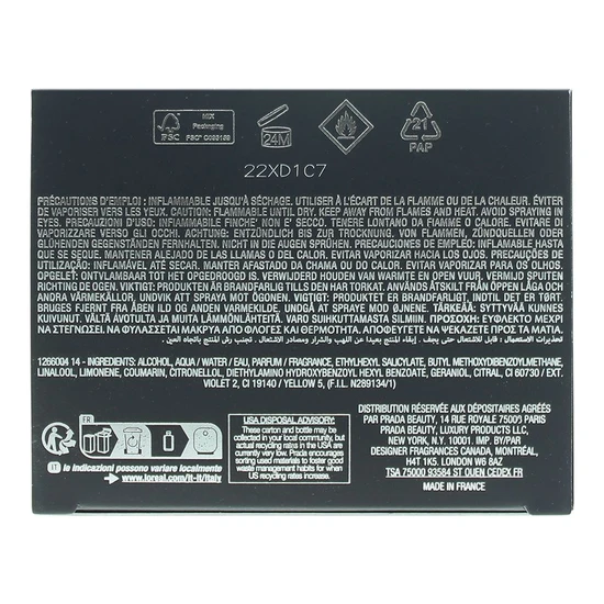 Prada L'Homme Eau De Toilette 100ml