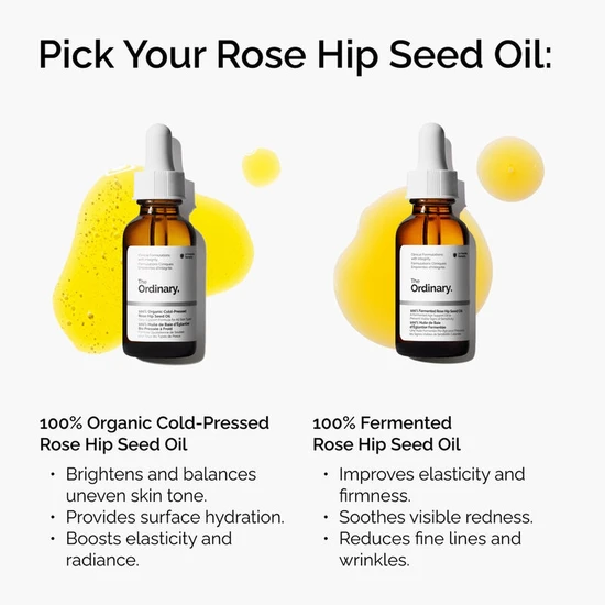 The Ordinary 100% Organic Cold-Pressed Rose Hip Seed Oil 30ml