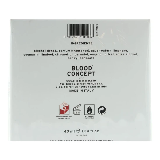 Blood Concept B Dropper Eau De Parfum 40ml