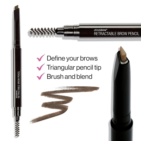 Wet N Wild Ultimate Brow Retractable Pencil Medium Brown