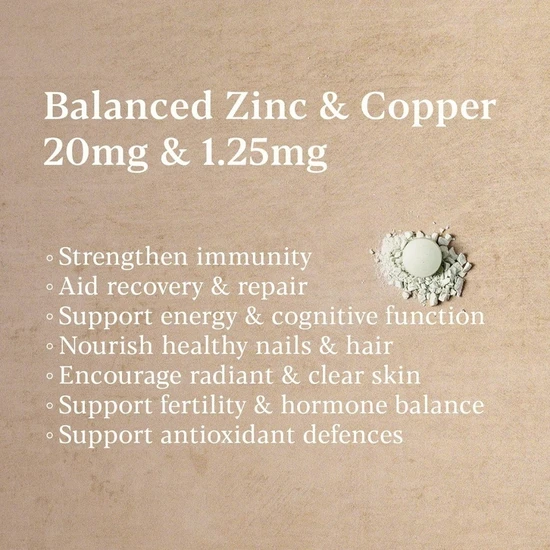 Higher Nature Zinc Vegan Tablets 90 Tablets