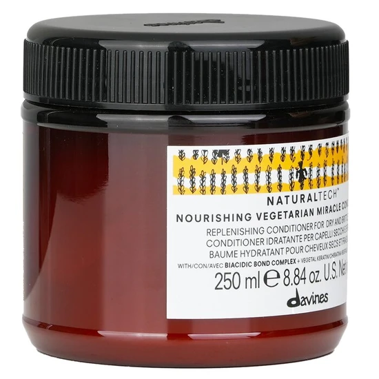 Davines Natural Tech Nourishing Vegetarian Miracle Conditioner For Dry, Brittle Hair 250ml
